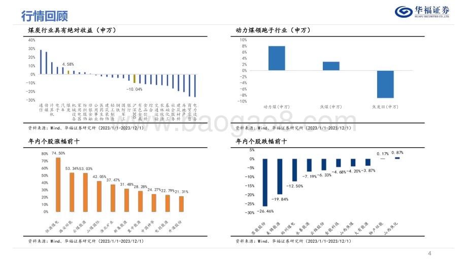 20231227_华福证券_2024年度煤炭行业策略报告：行稳致远煤炭价值凸显_29页.pdf_第4页