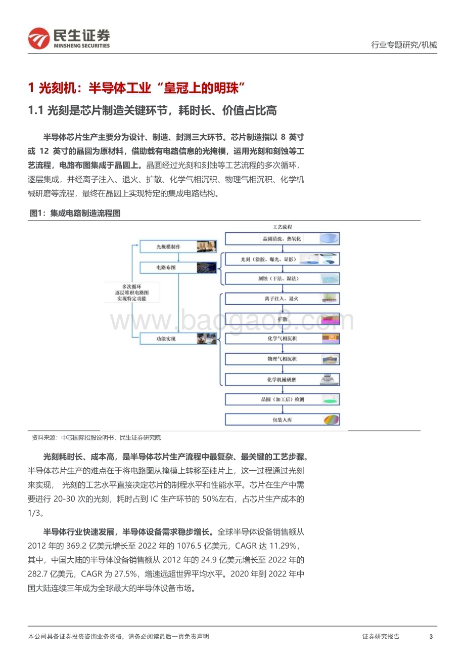 20231128_民生证券_机械行业一周解一惑系列：芯片制造之光国产替代进行时_26页.pdf_第3页