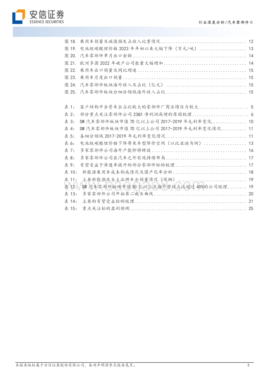 20230706_安信证券_汽车零部件行业证券研究报告：聚焦头部车企产业链和全球化布局优选强α公司_28页.pdf_第3页