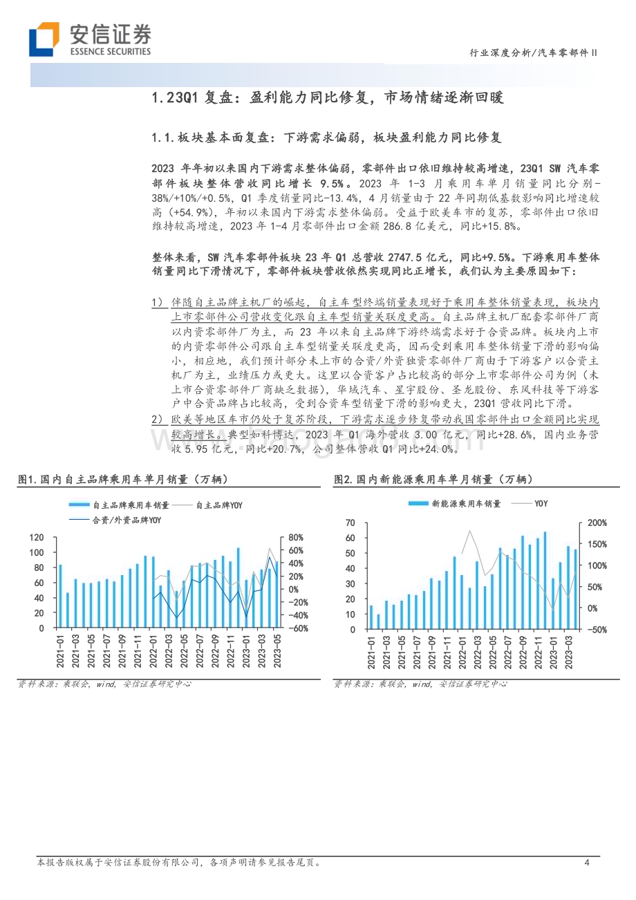 20230706_安信证券_汽车零部件行业证券研究报告：聚焦头部车企产业链和全球化布局优选强α公司_28页.pdf_第4页