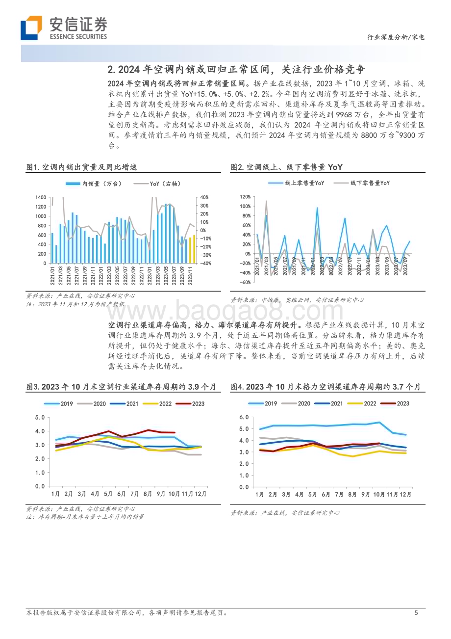 20231211_安信证券_家电行业2024年投资策略：国内稳步复苏外销高景气可期_24页.pdf_第5页