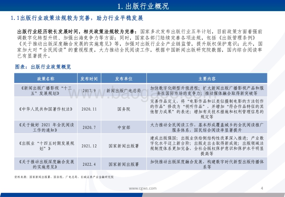20230505_长城证券_出版行业证券研究报告：低估值+稳定基本面AI&出版相互赋能打开价值空间_26页.pdf_第4页