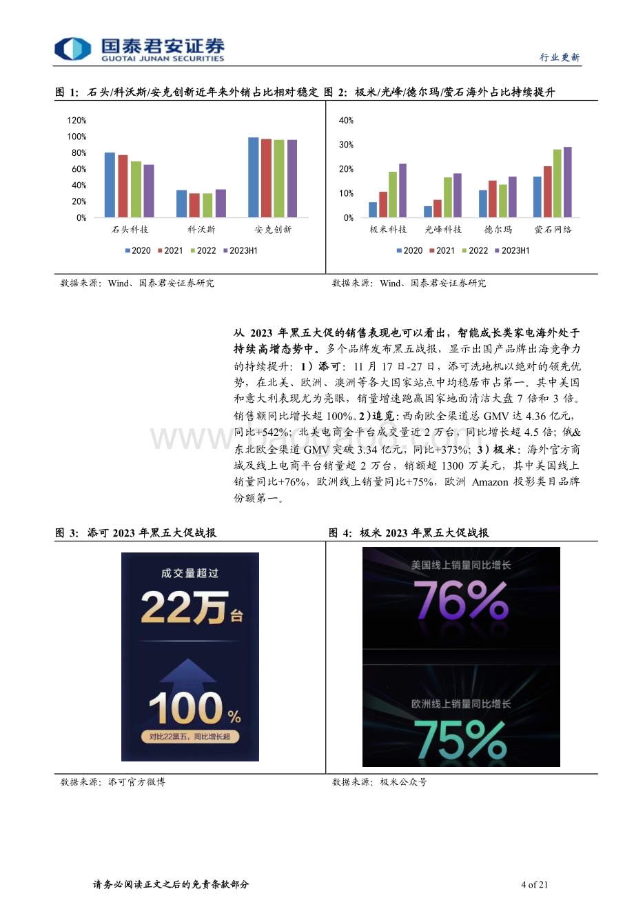 20231225_国泰君安_家用电器行业：从产品走向品牌智能家电出海正当时_21页.pdf_第4页