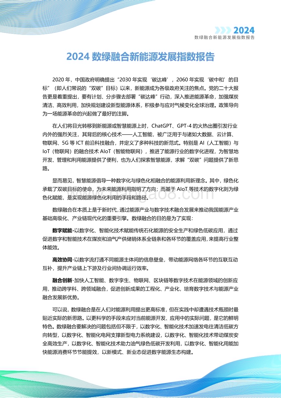 20231226_智次方_新能源行业：2024数绿融合新能源发展指数报告_33页.pdf_第2页
