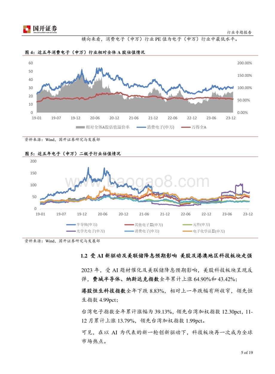 20231229_国开证券_消费电子行业：AI及MR驱动下 消费电子有望持续复苏_22页.pdf_第5页