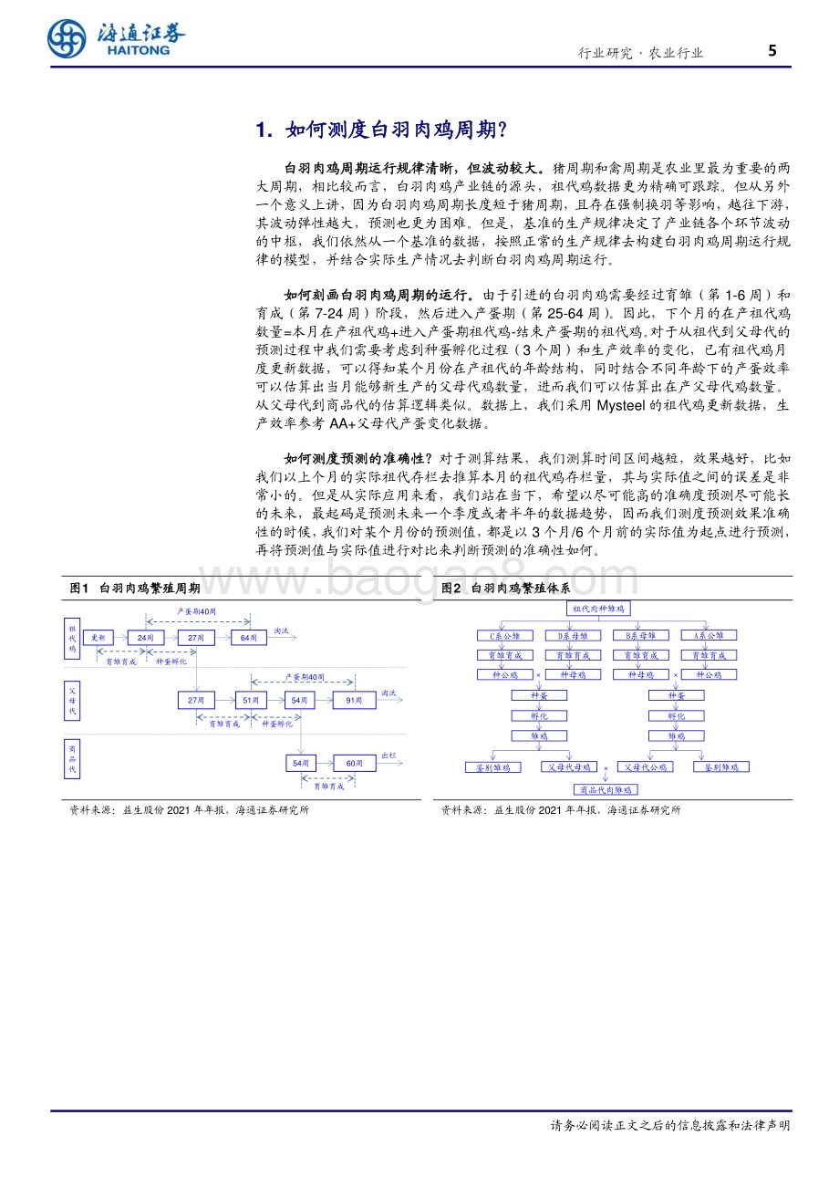 20231226_海通证券_农业行业深度报告：如何以数据测度白羽肉鸡周期？_22页.pdf_第5页