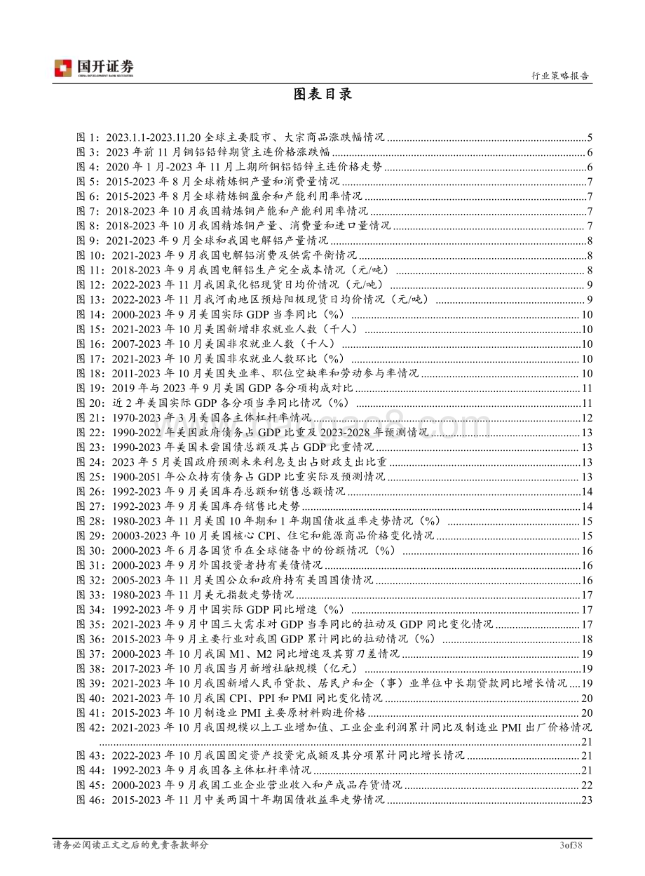 20231128_国开证券_有色金属之工业金属行业2024年度策略报告：分化演绎掌控节奏_38页.pdf_第3页