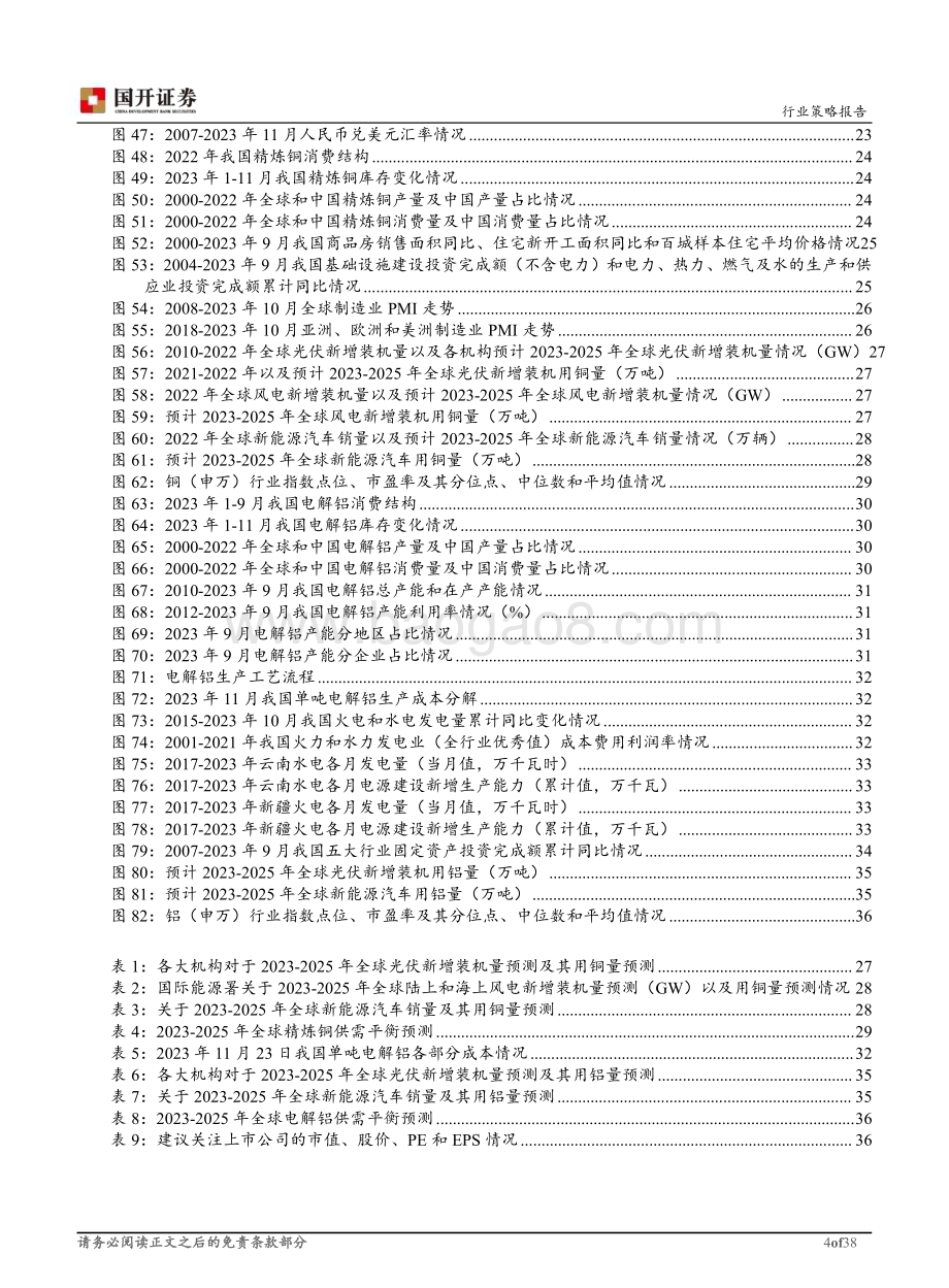 20231128_国开证券_有色金属之工业金属行业2024年度策略报告：分化演绎掌控节奏_38页.pdf_第4页
