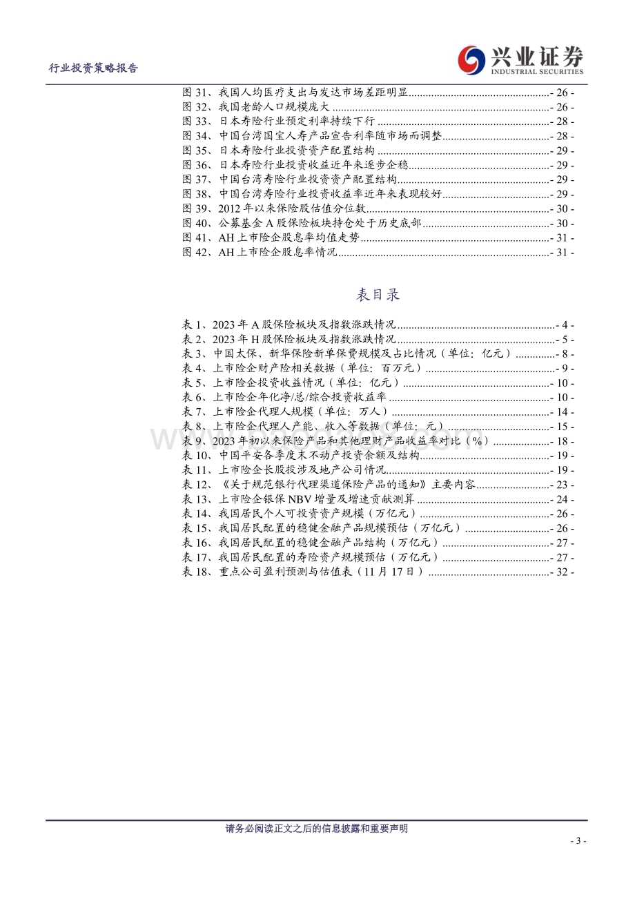 20231204_兴业证券_保险行业2024年投资策略：新渠道格局新发展征程_34页.pdf_第3页