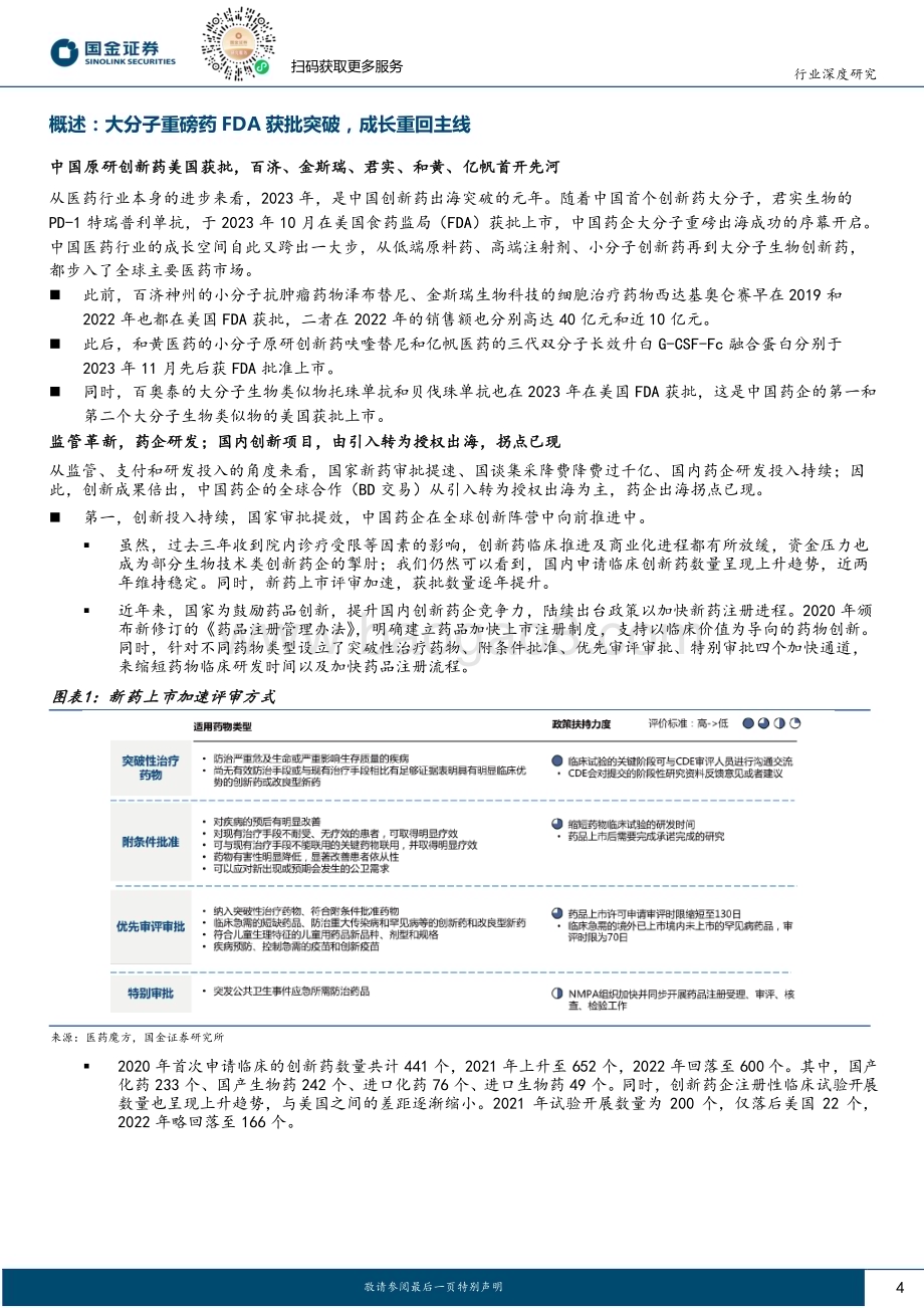 20231211_国金证券_医药行业行业研究：从生物类似物到创新分子中国药企出海皆胜_27页.pdf_第4页