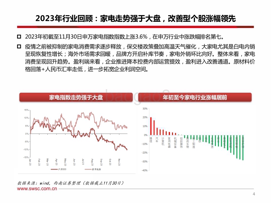 20231207_西南证券_家电行业2024年投资策略：平流稳进寻求突破_38页.pdf_第5页
