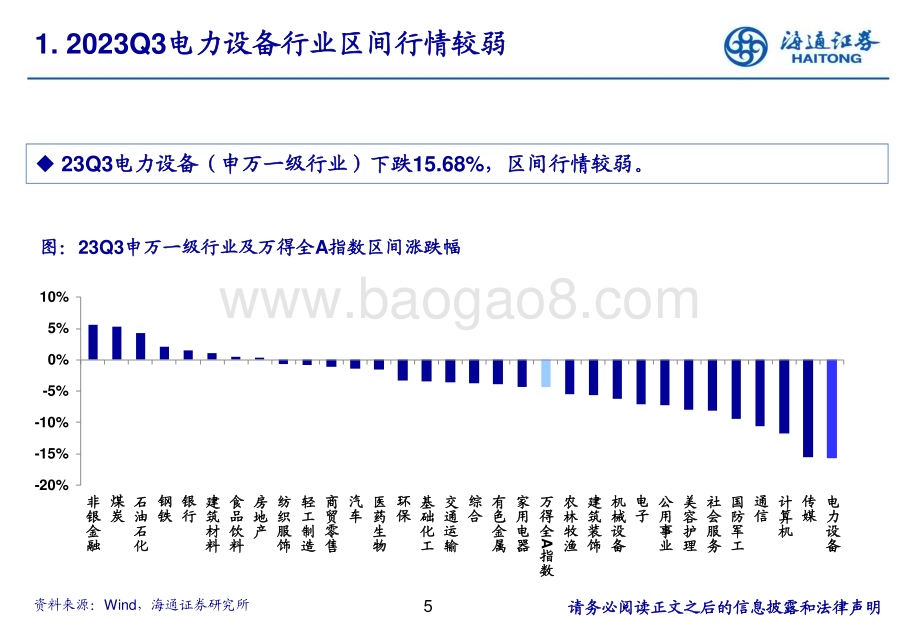 20231222_海通证券_电力设备及新能源行业：锂电板块2023Q3持仓分析_30页.pdf_第5页