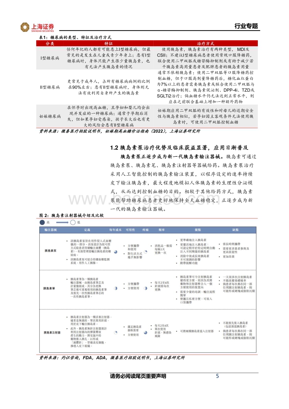 20231128_上海证券_胰岛素泵行业专题：百亿胰岛素泵市场催生CDMO需求拥抱良机乘势而上_20页.pdf_第5页