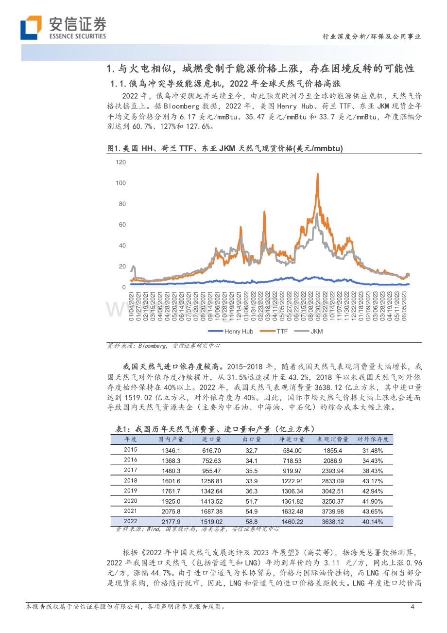 20230629_安信证券_环保及公用事业行业证券研究报告：恰似火电城燃困境反转可期_20页.pdf_第4页