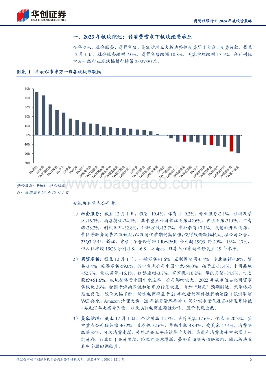 20231211_华创证券_商贸社服行业2024年度投资策略：越过冬天_30页.pdf_第5页
