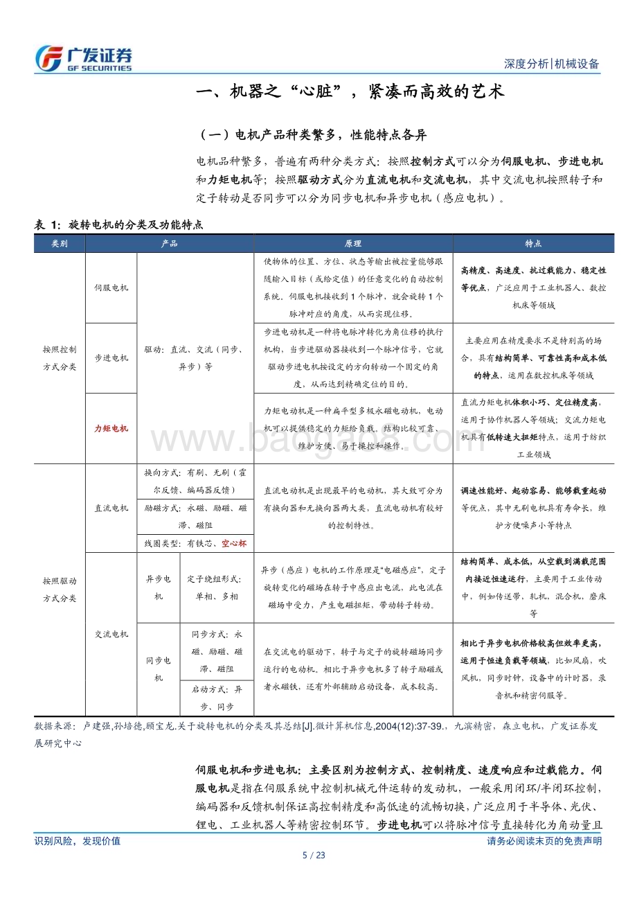 20230701_广发证券_机械设备行业人形机器人系列报告：电机深度机械动能之源万变不离其宗_23页.pdf_第5页
