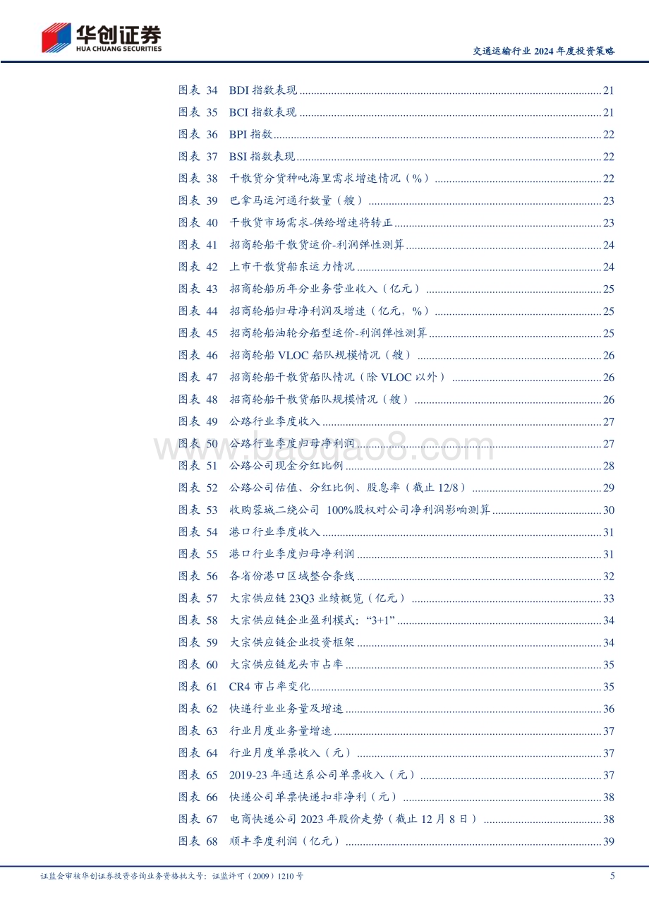 20231210_华创证券_交通运输行业2024年度投资策略：周期重估、价值重塑、成长重启_52页.pdf_第5页