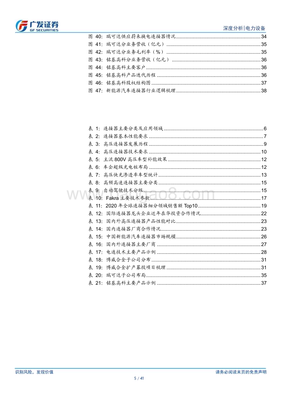 20231128_广发证券_电力设备行业新能源汽车专题：高压+高频技术迭代连接器国产化提速_41页.pdf_第5页