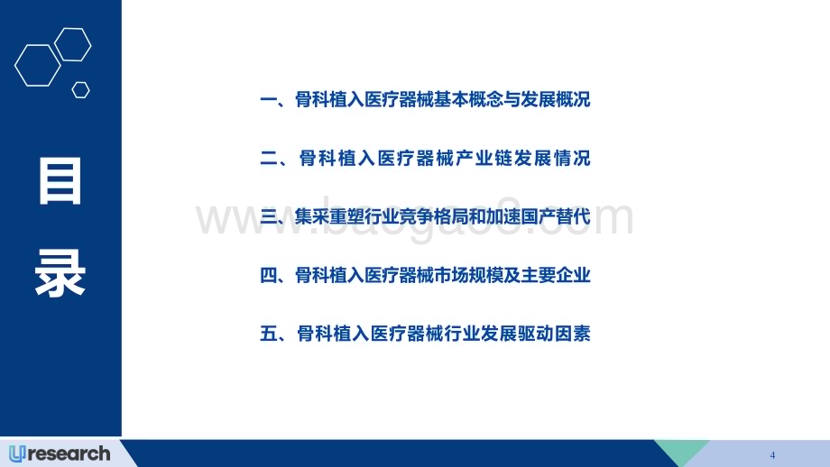 20231201_Uresearch_骨科植入医疗器械行业市场研究报告_27页.pdf_第4页