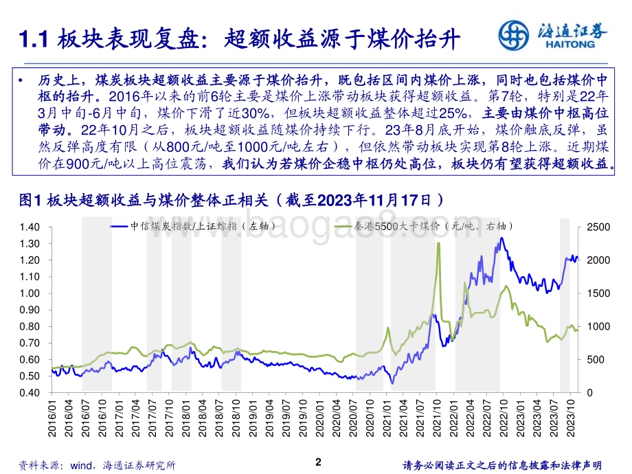 20231210_海通证券_煤炭行业2024年投资策略：攻守兼备顺周期+高分红双属性加成_29页.pdf_第2页