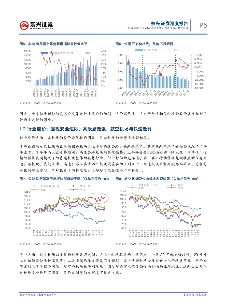 20231130_东兴证券_交通运输行业2024投资展望：左侧布局转守为攻_20页.pdf_第5页