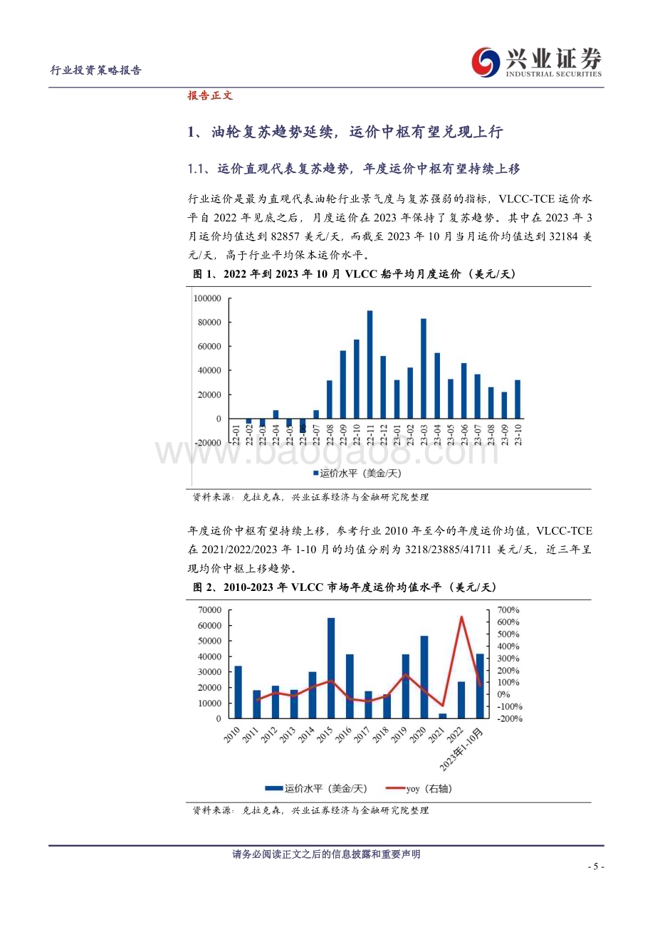20231130_兴业证券_交通运输行业航运板块2024年度投资策略报告：碳中和背景下航运业开启新一轮供给侧改革_23页.pdf_第5页