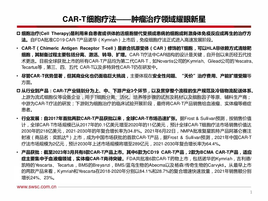 20230614_西南证券_医药行业创新药专题：CAR_T细胞疗法_肿瘤治疗领域耀眼新星_70页.pdf_第2页