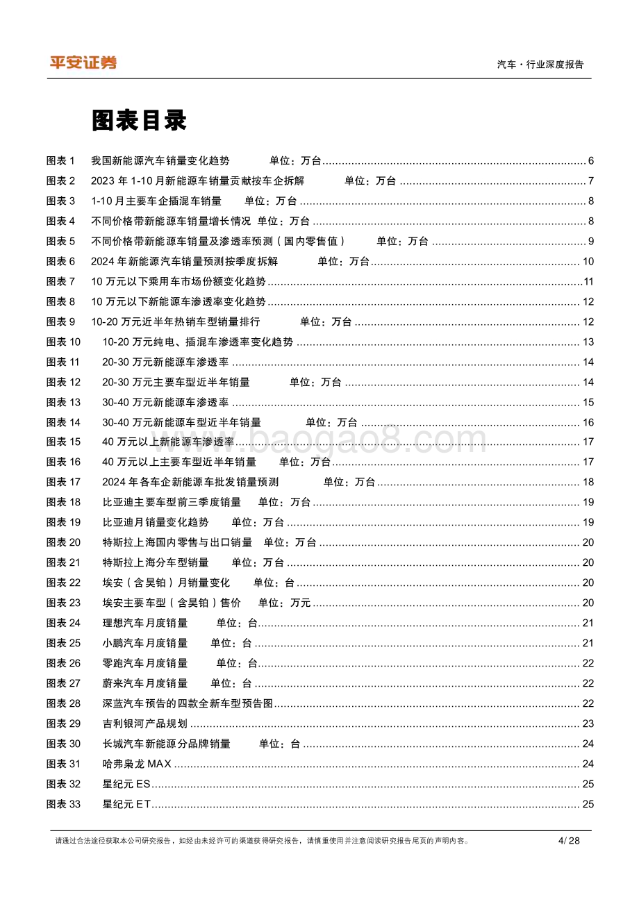 20231202_平安证券_汽车行业2024年新能源车供需格局展望：高端新能源车扩容增量贡献主力切换_28页.pdf_第4页