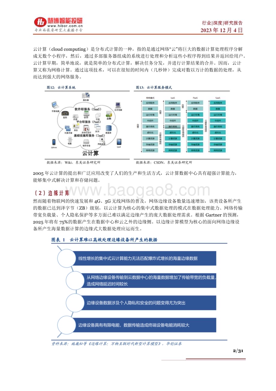 20231204_慧博智能投研_边缘AI行业深度：发展趋势、相关机遇、产业链及相关公司深度梳理_31页.pdf_第2页