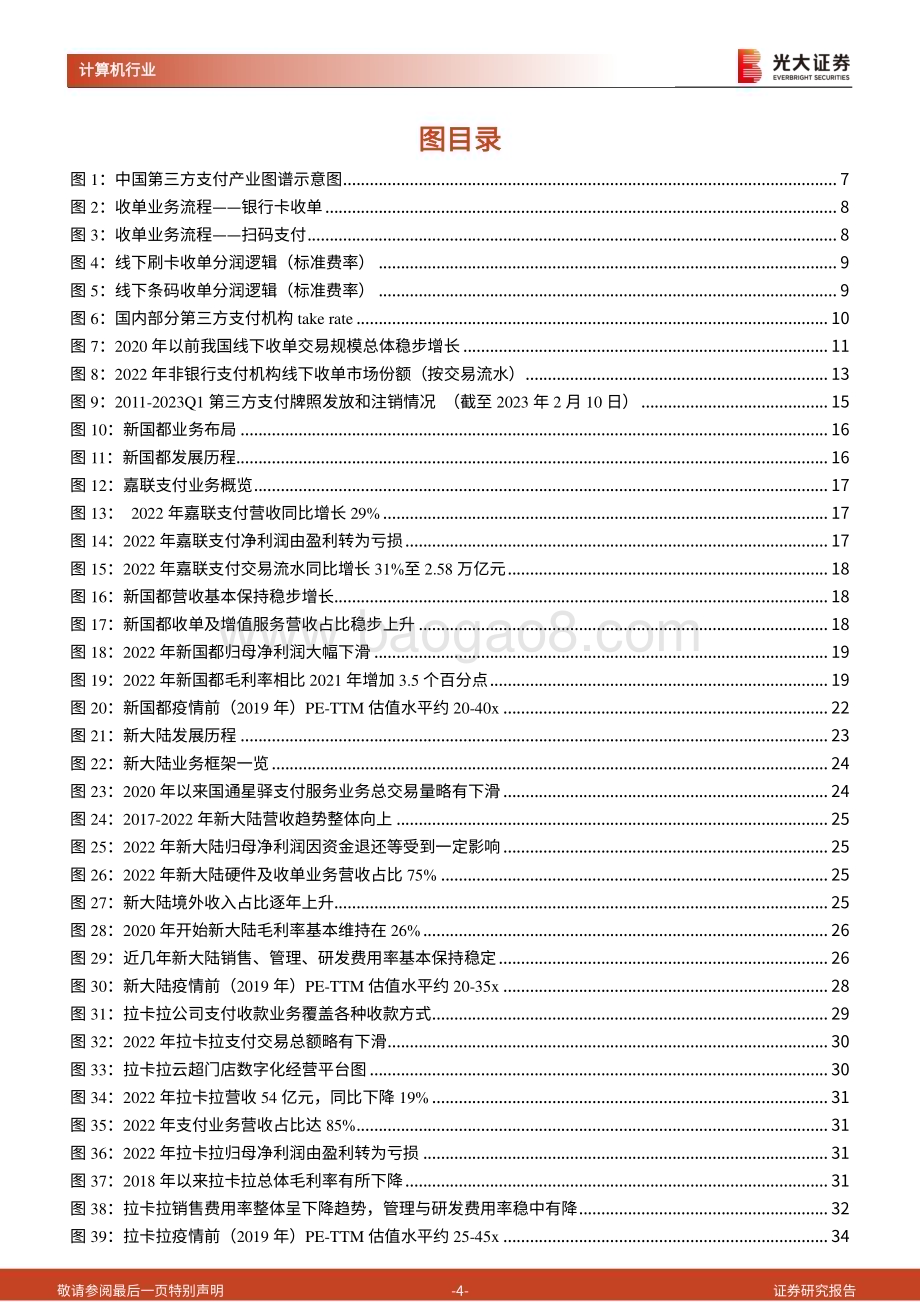 20230613_光大证券_第三方支付行业深度报告：三大行业拐点共振看好第三方支付板块投资性机会_42页.pdf_第4页