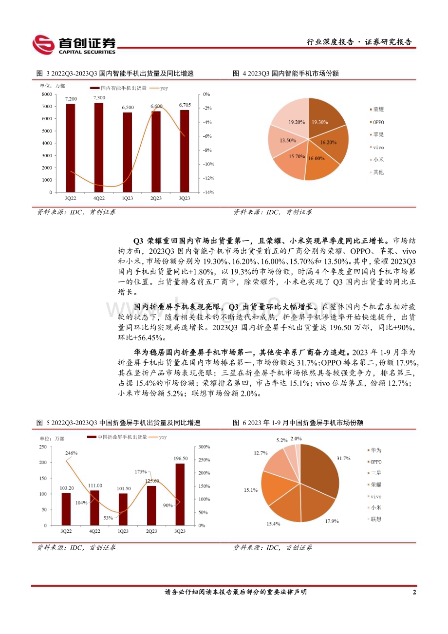 20231228_首创证券_电子行业深度报告：消费电子新机热度高企关注半导体设计弹性标的_23页.pdf_第5页