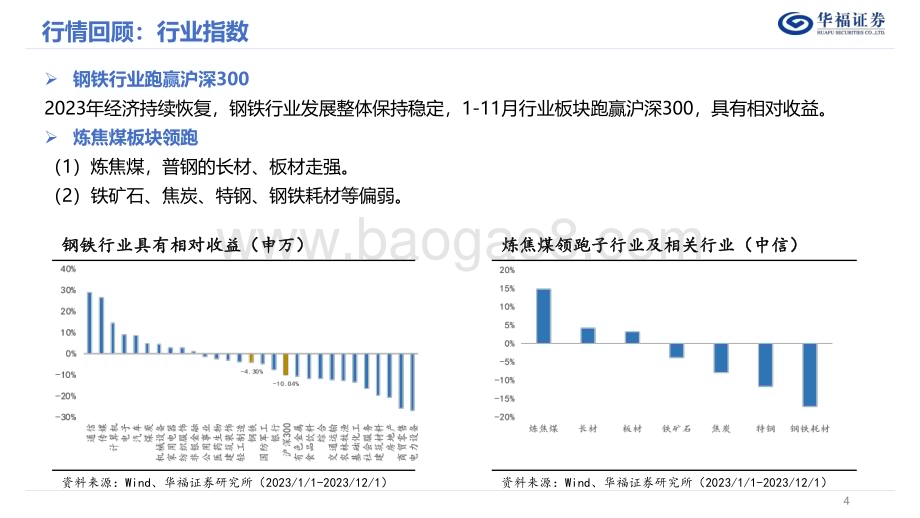 20231227_华福证券_2024年度钢铁行业策略报告：守得云开见月明行业利润或见底部_40页.pdf_第4页