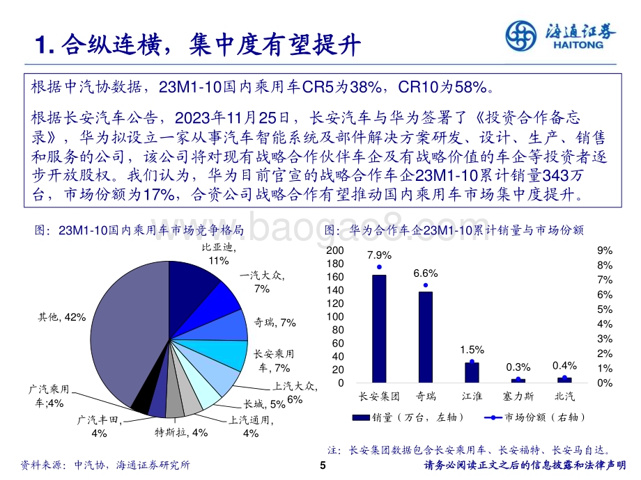 20231205_海通证券_汽车行业：合纵连横迈向智能电动的明天_23页.pdf_第5页