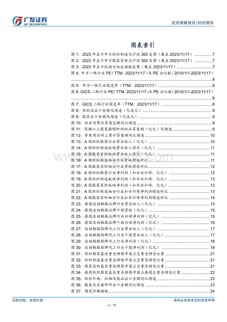 20231203_广发证券_纺织服饰行业2024年投资策略：四大核心关键词制造反转、品牌分化、重获认可、奥运大年_70页.pdf_第4页
