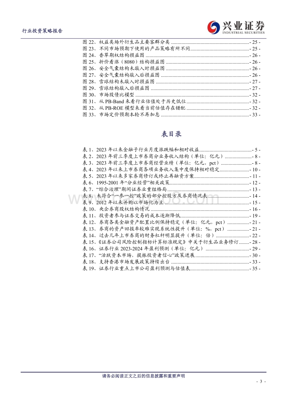 20231128_兴业证券_证券行业2024年度投资策略：证券行业做大做强的路径选择和展望_36页.pdf_第3页