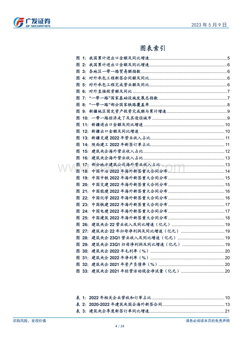 20230509_广发证券_建筑行业央企专题报告：走向“一带一路”建筑央企的大象再起舞_25页.pdf_第4页