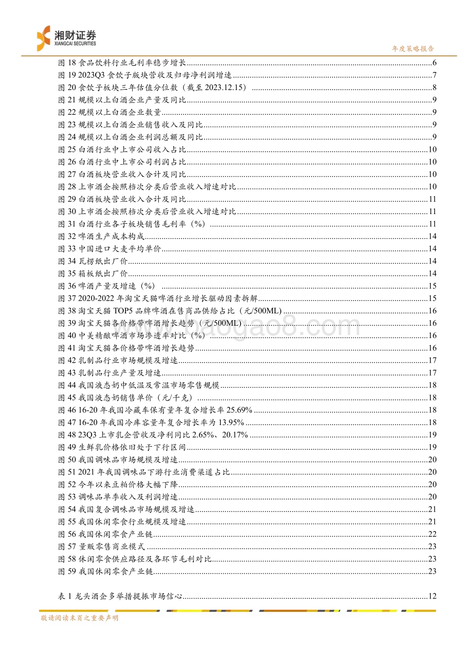 20231224_湘财证券_食品饮料行业2024年度策略：复苏态势延续挖掘结构性机遇_28页.pdf_第3页