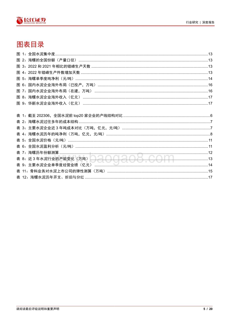 20230802_长江证券_建材行业证券研究报告：市场最关心水泥的10个问题_20页.pdf_第5页