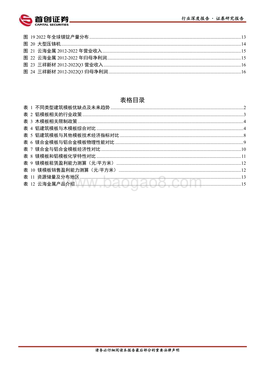 20230504_首创证券_小金属行业证券研究报告：镁建筑模板兼具经济性及高性能需求元年开启_21页.pdf_第3页
