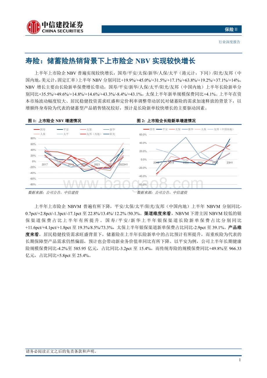 20230907_中信建投证券_保险Ⅱ行业研究报告：寿险NBV同比高增财险行业分化明显_20页.pdf_第3页