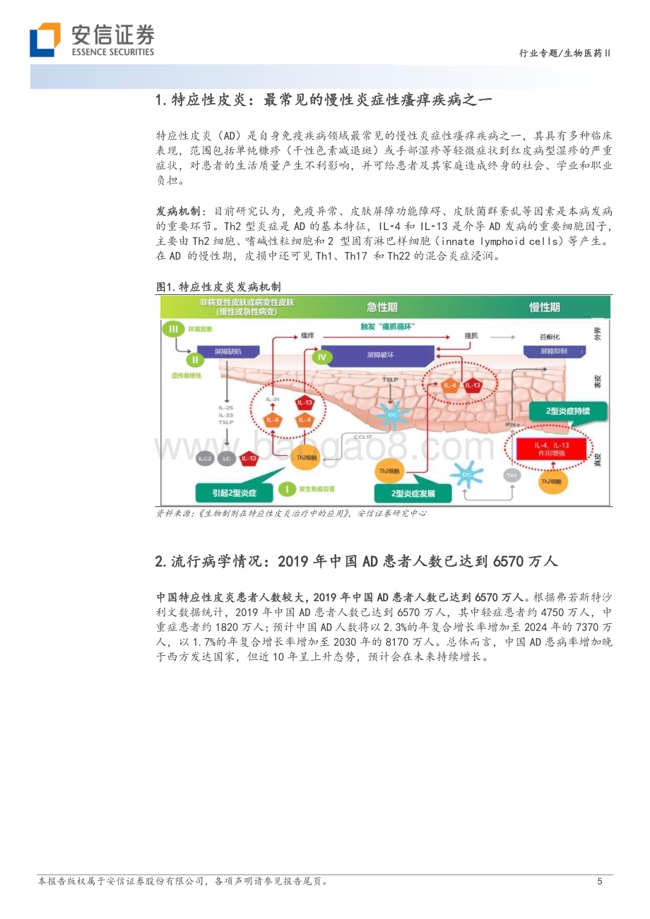 20231012_安信证券_生物医药行业专题研究报告：创新药研究框架之自免-特应性皮炎重磅产品进入兑现期市场崛起在即_34页.pdf_第5页