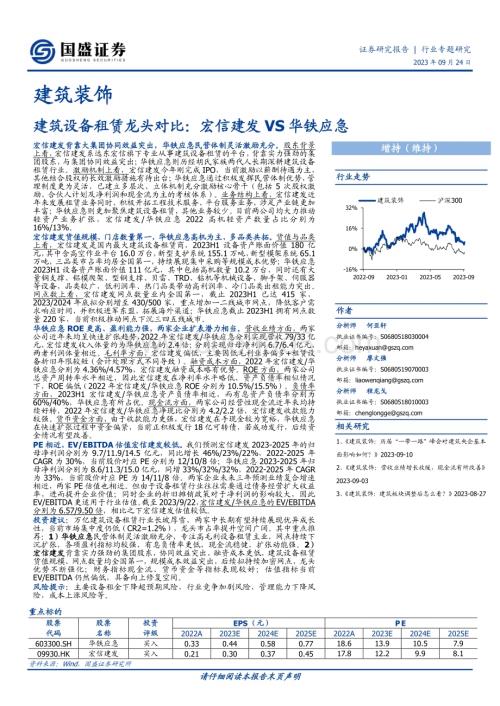 20230924_国盛证券_建筑装饰行业建筑设备租赁龙头对比：宏信建发VS华铁应急_21页.pdf