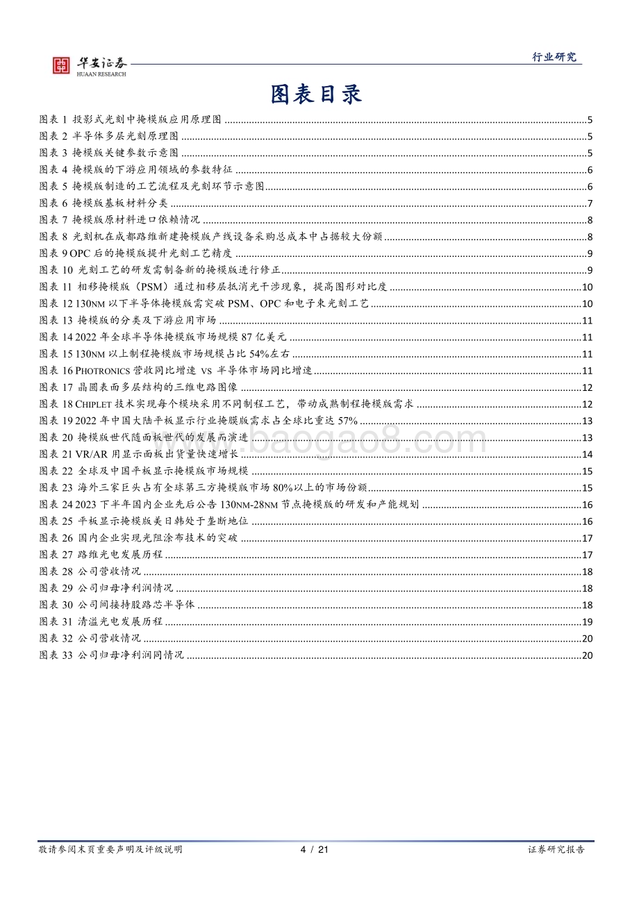 20231021_华安证券_半导体行业证券研究报告：掩模版光刻蓝本蓄力国产替代国内成长空间广阔_21页.pdf_第4页