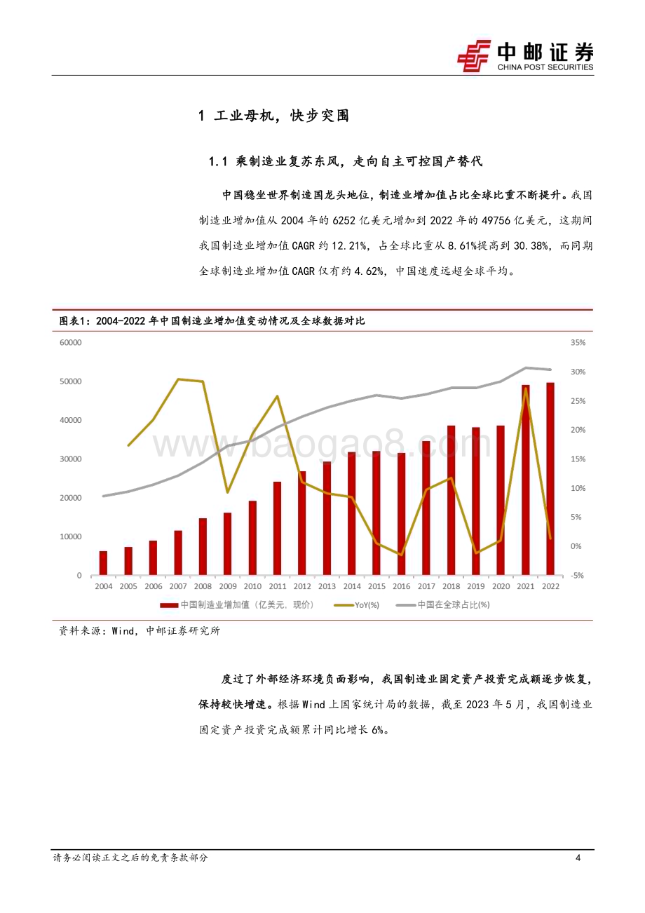 20230716_中邮证券_机床行业系列专题报告：工业母机快步突围_21页.pdf_第4页