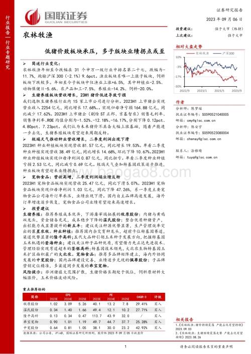 20230906_国联证券_农林牧渔行业专题研究报告：低猪价致板块承压多子版块业绩拐点或至_20页.pdf