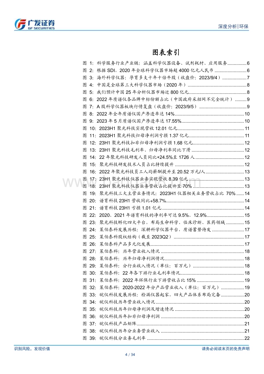 20230911_广发证券_环保行业科学仪器系列研究报告：“攻坚战”号角已吹响国产企业蓄势待发_34页.pdf_第4页