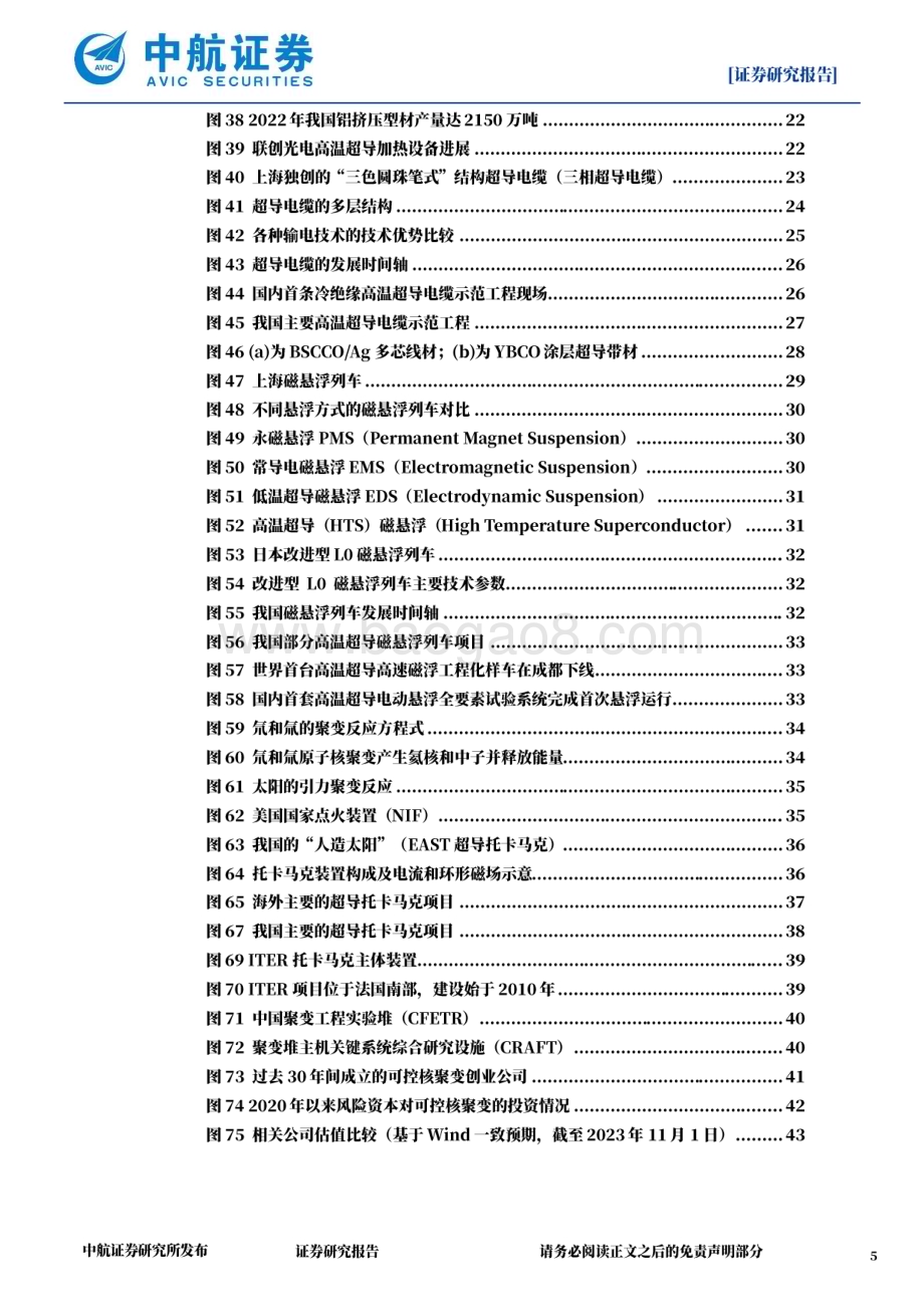 20231101_中航证券_金属新材料行业超导材料专题报告：超导技术应用驶向星辰大海_44页.pdf_第5页