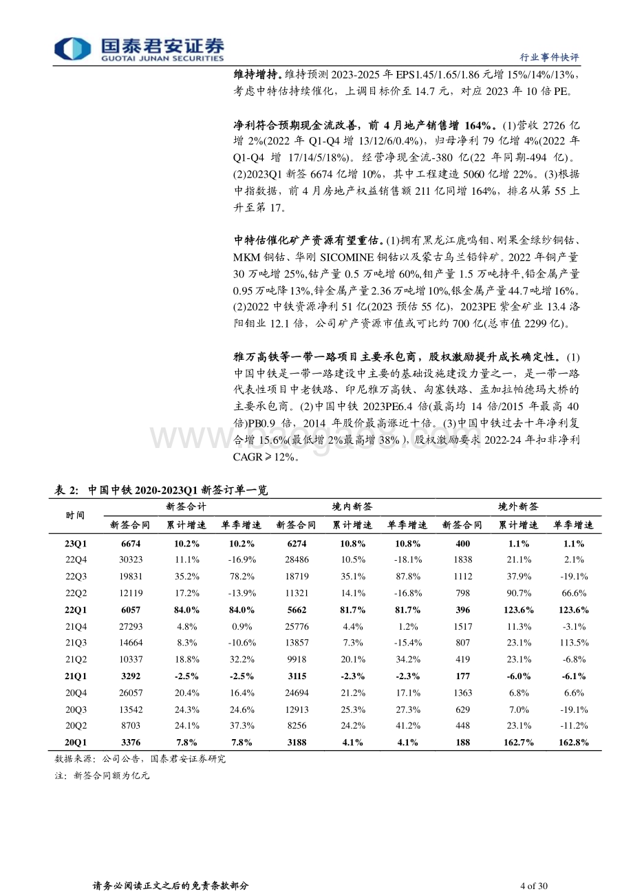 20230725_国泰君安证券_建筑工程行业证券研究报告：政治局稳增长超预期增持中特估带路正当时_30页.pdf_第4页