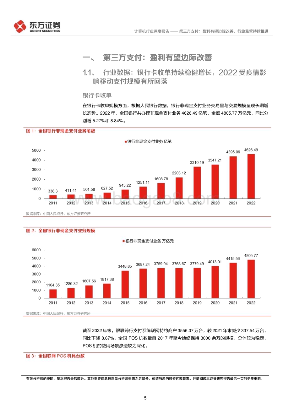 20230720_东方证券_计算机行业金融科技系列报告：第三方支付盈利有望边际改善行业监管持续推进_21页.pdf_第5页