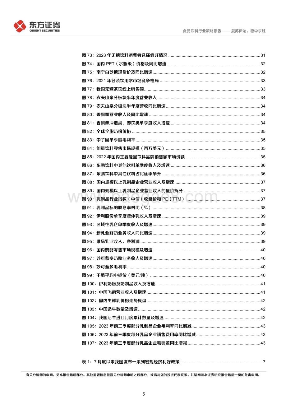 20231121_东方证券_食品饮料行业2024年度投资策略：复苏伊始稳中求胜_46页.pdf_第5页